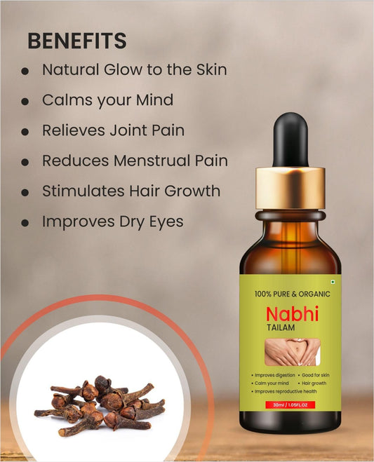 Nabhi Touch Ayurvedic Relief Oil For Belly  Pack of 2